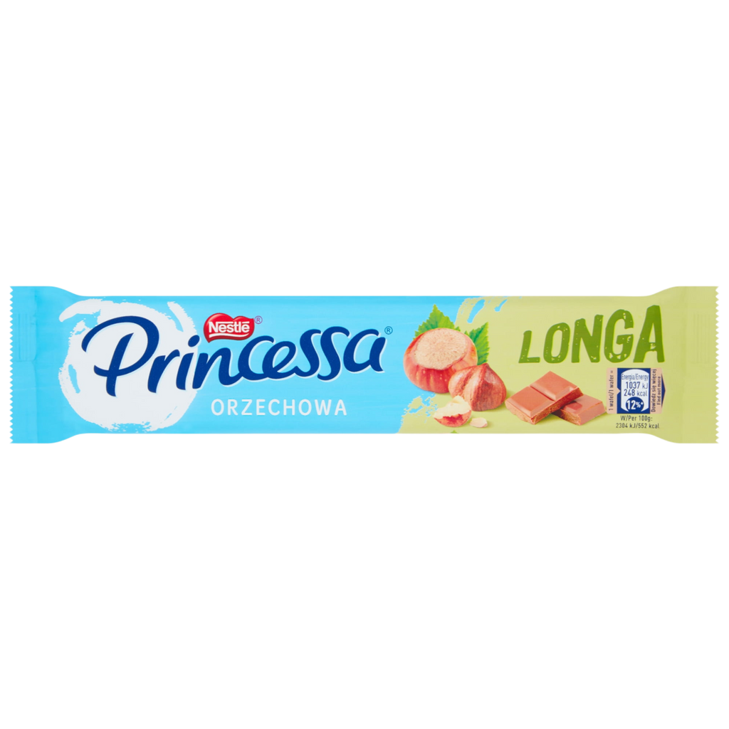 Princessa Longa Hazelnut Chocolate Bar - 1.5oz (45g)