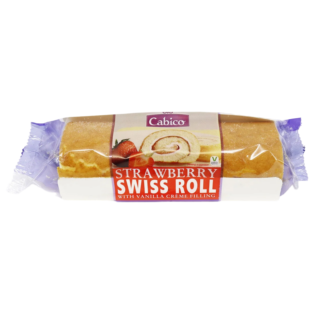 Cabico Swiss Roll Strawberry - 10.5oz (300g)