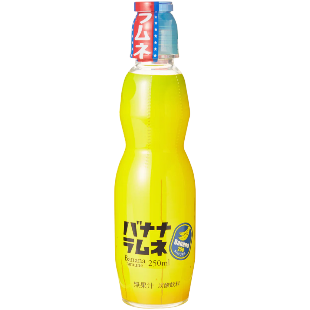 Kimura Banana Ramune Soda (Japan) - 6.76fl.oz (200ml)