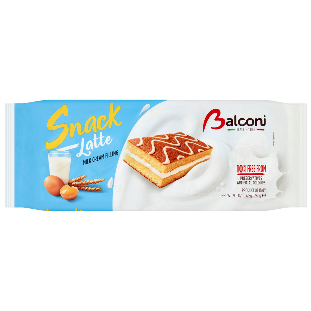 Balconi White Cream Latte Cake Bars - 9.8oz (280g)