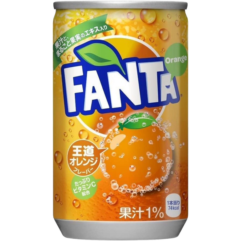 Fanta Orange Soda Mini Can (Japan) - 5.41fl.oz (160ml)