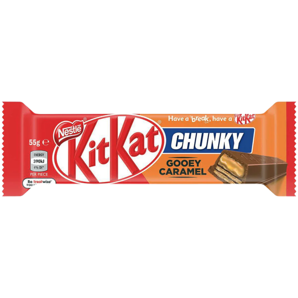Kit Kat Chunky Gooey Caramel Bar (Australia) - 1.94oz (55g)