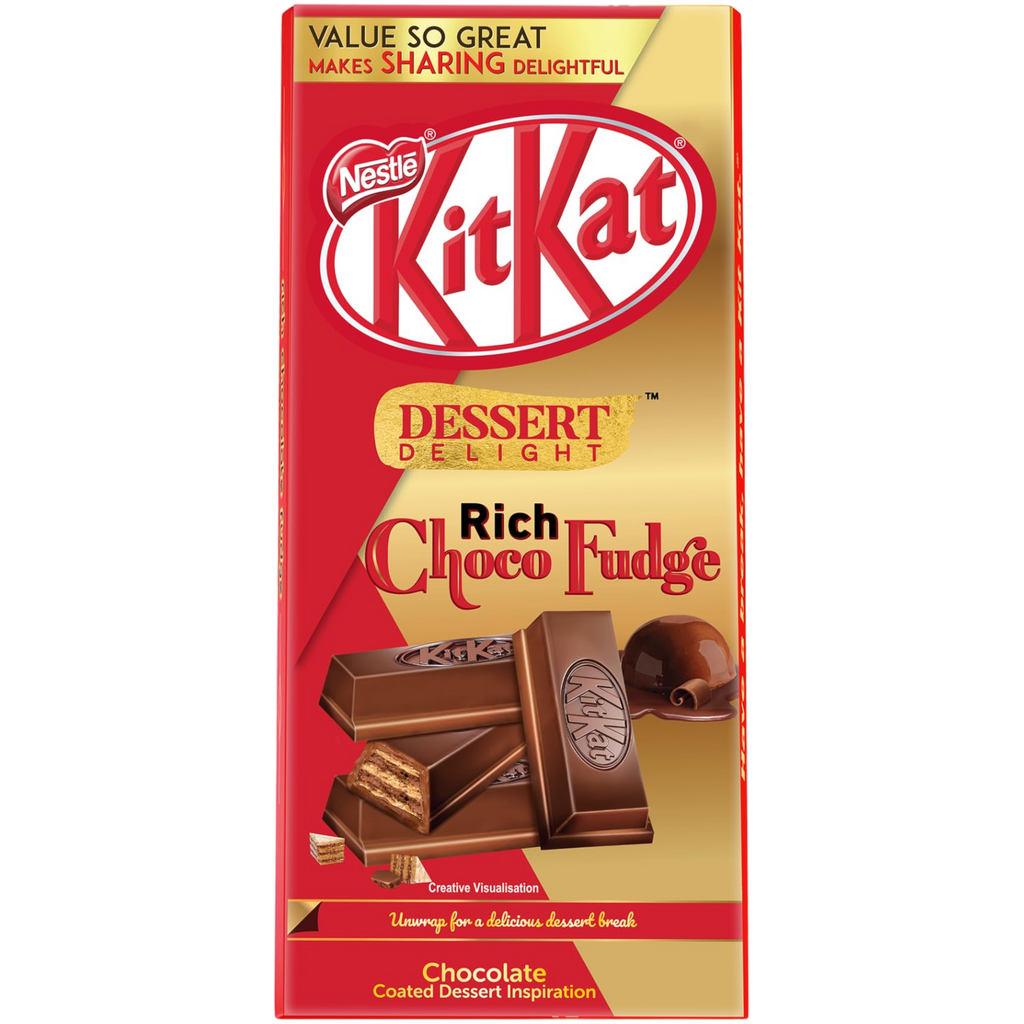 Kit Kat Dessert Delight Rich Choco Fudge XL Block (India) - 5.3oz (150g)