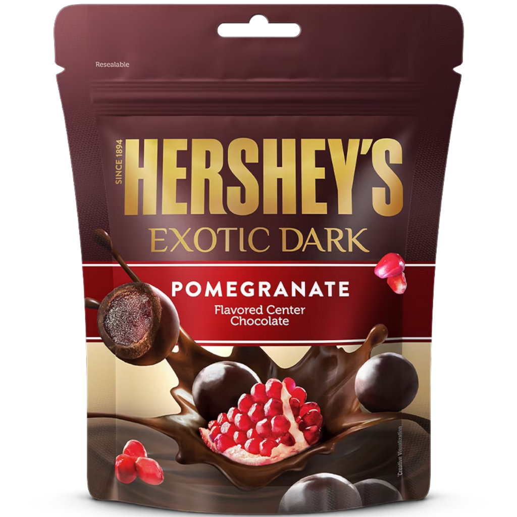 Hershey's Exotic Dark Pomegranate Chocolate Bites (India) - 3.5oz (100g)