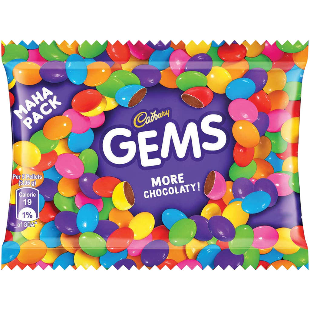 Cadbury Gems (India) - 0.61oz (17.4g)