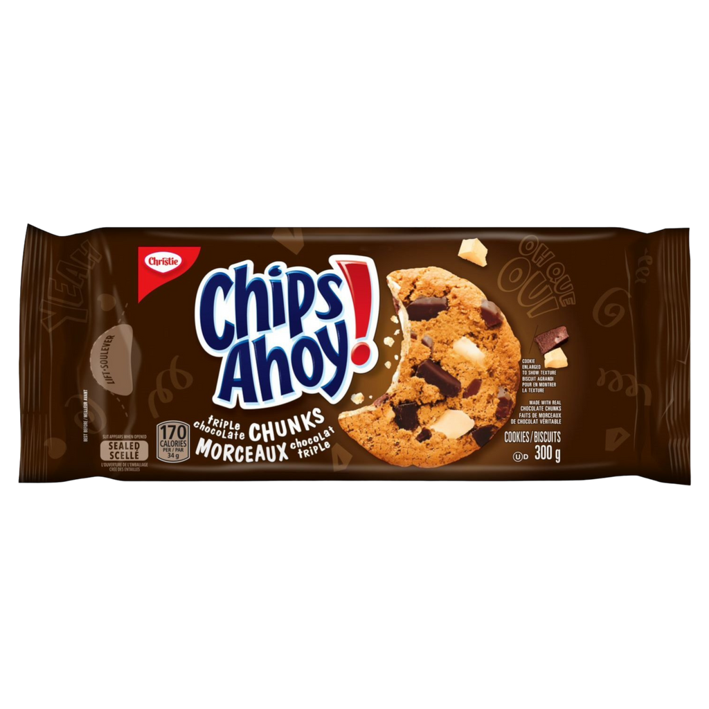 Christie Chips Ahoy Chunks Triple Chocolate (Canada) - 9oz (251g)