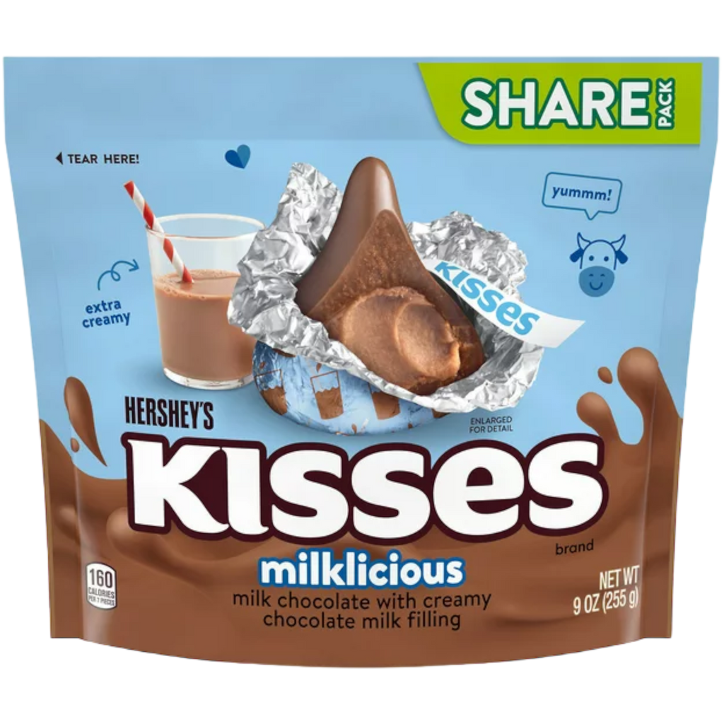 Hershey's Kisses Milklicious Share Pack - 9oz (255g) 04/24