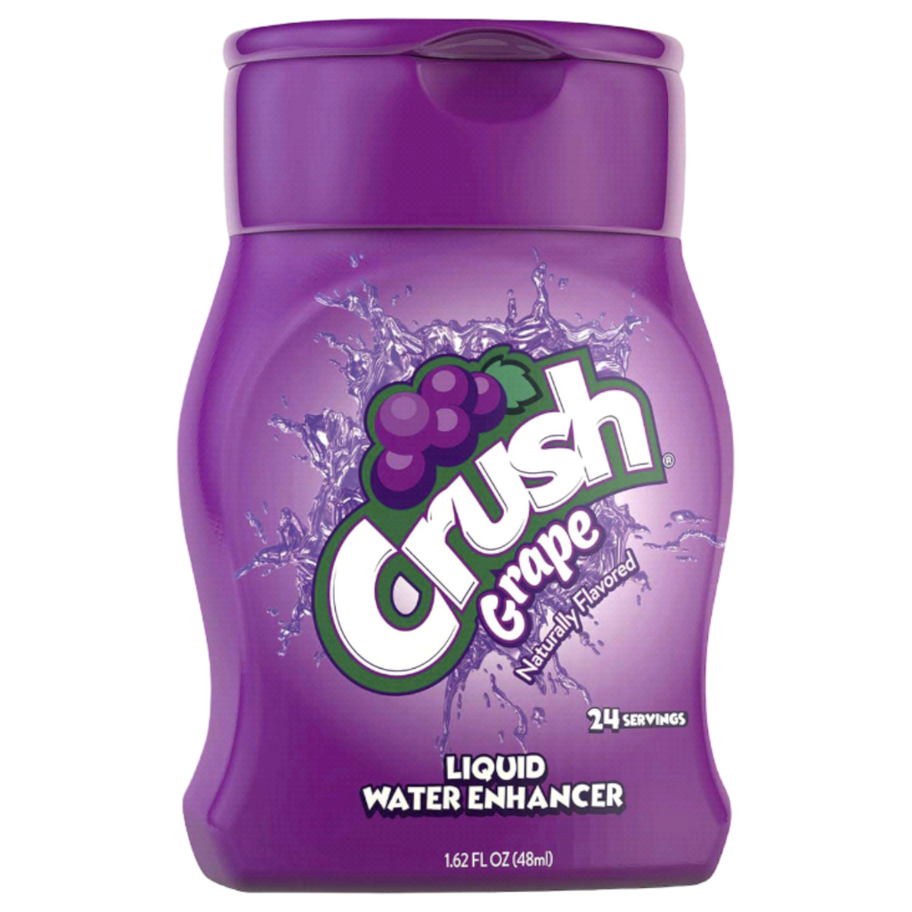 Crush Grape Liquid Water Enhancer - 1.62fl.oz (48ml) | Poppin Candy