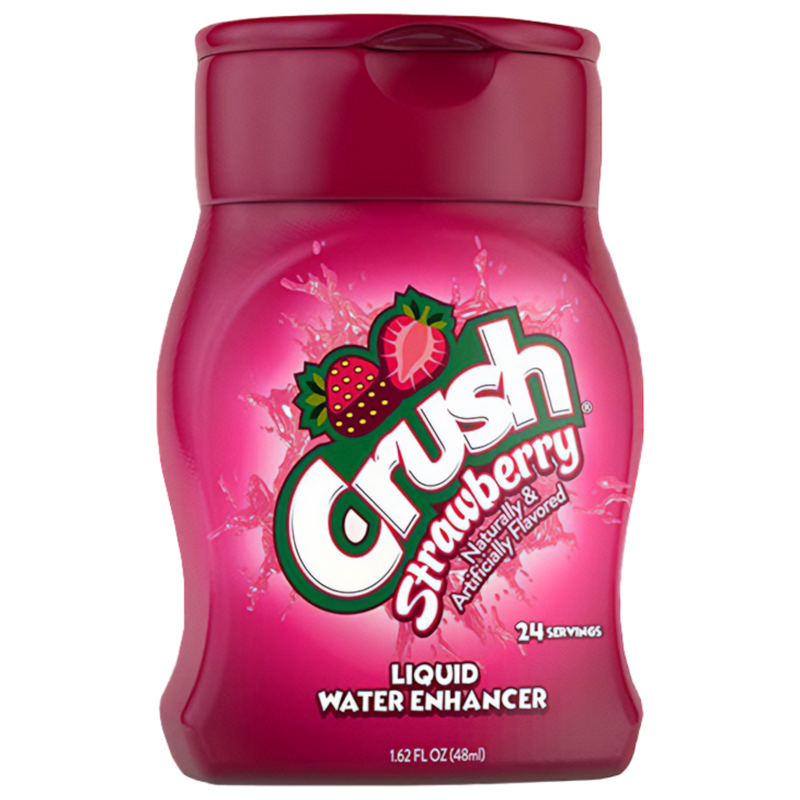 Crush Strawberry Liquid Water Enhancer - 1.62fl.oz (48ml)