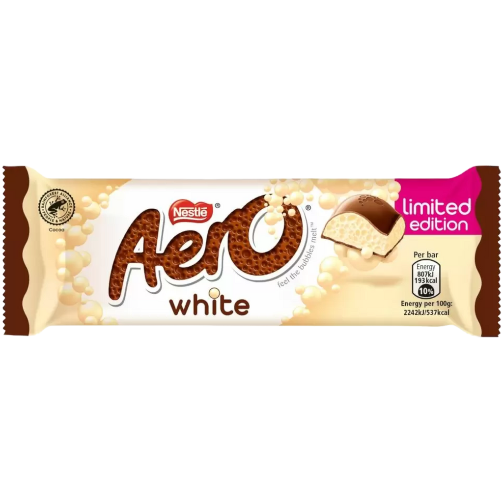Aero Bubbly White Chocolate Bar (Limited Edition) - 1.3oz (36g)