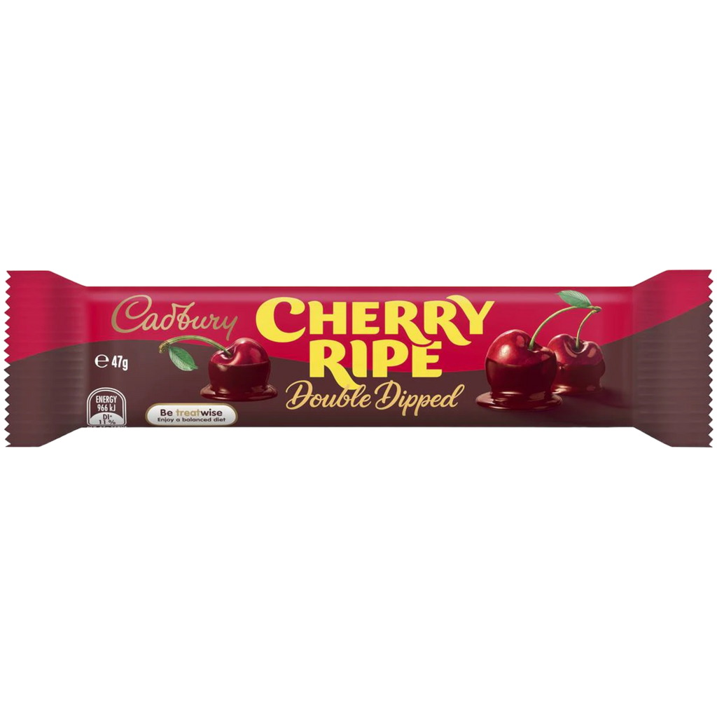 Cadbury Cherry Ripe Double Dipped Chocolate Bar (Australia) - 1.7oz (47g)