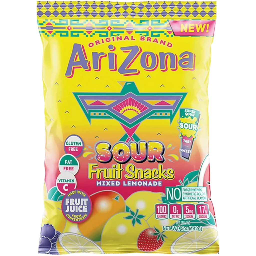 AriZona Sour Mixed Lemonade Fruit Snacks - 5oz (142g)