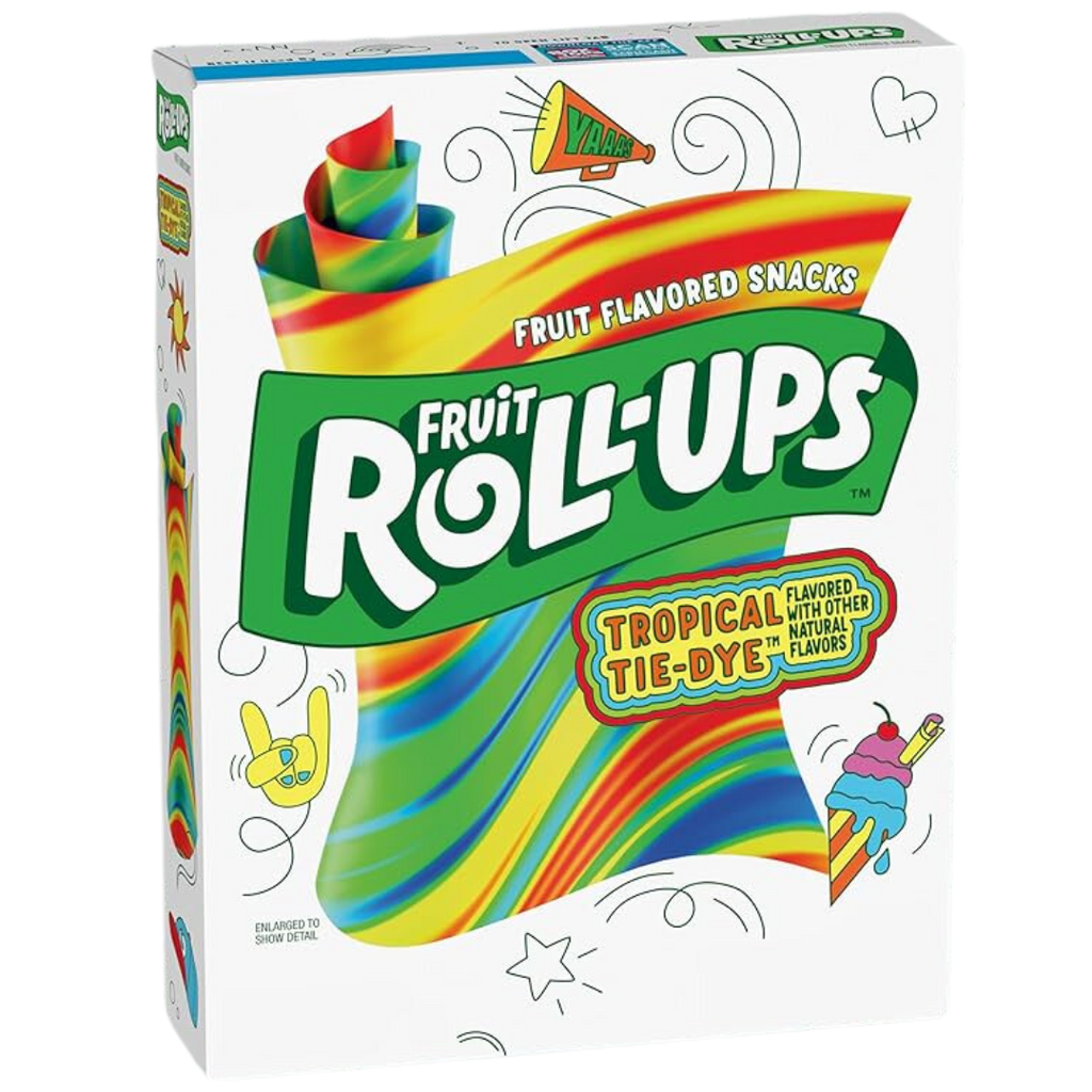 Fruit Roll-Ups Tropical Tie-Dye - 5oz (141g)