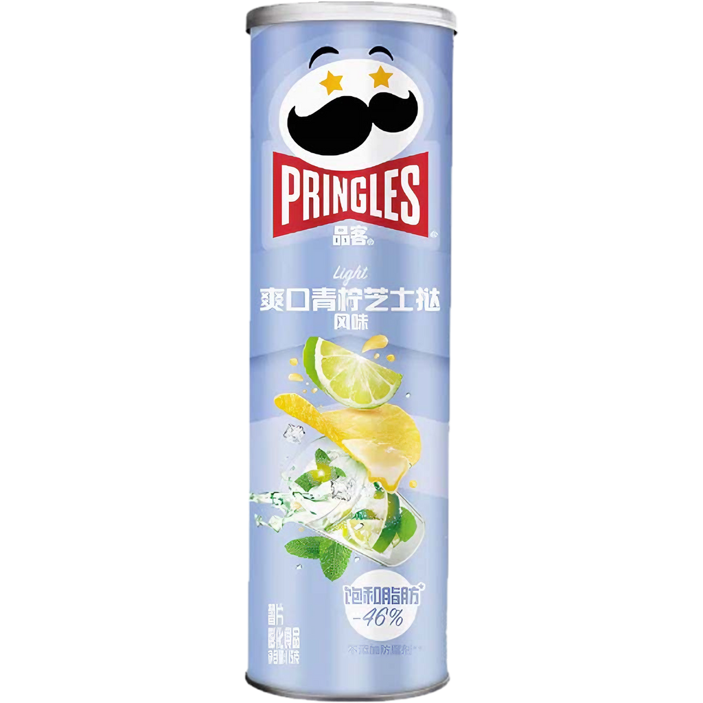 Pringles Lime, Mint, Cheese & Tart (China) - 4oz (115g)