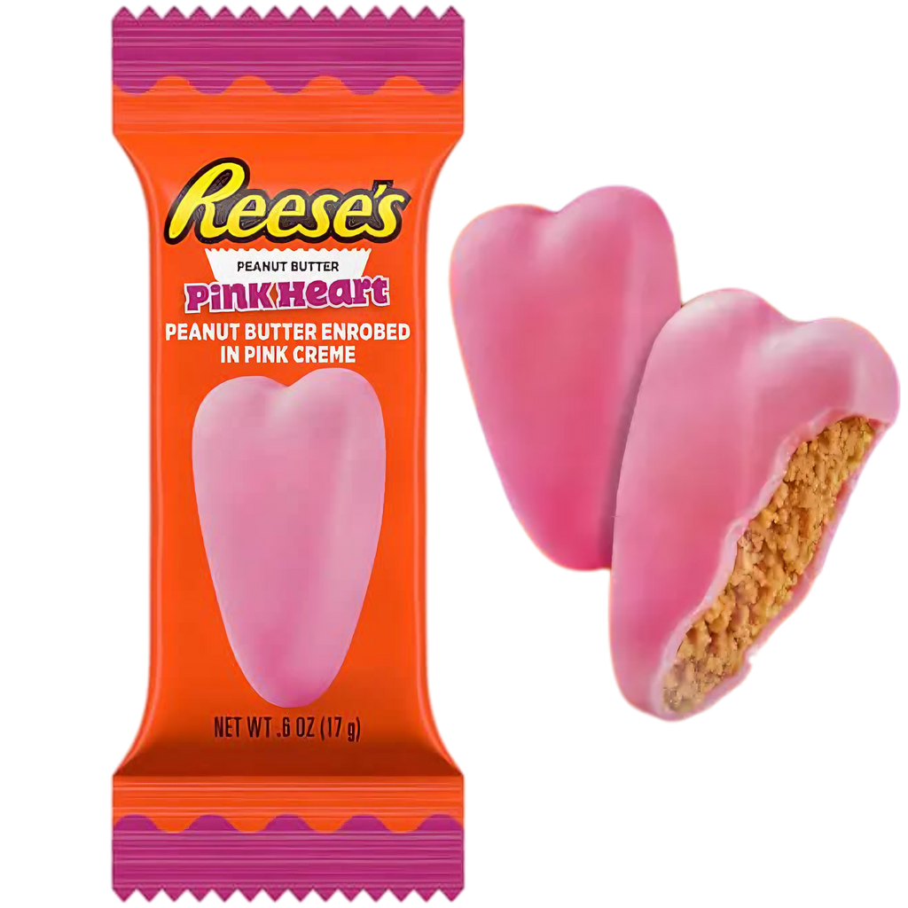 Reese's Peanut Butter Pink Heart (Valentine's Limited Edition) - 0.6oz (17g)
