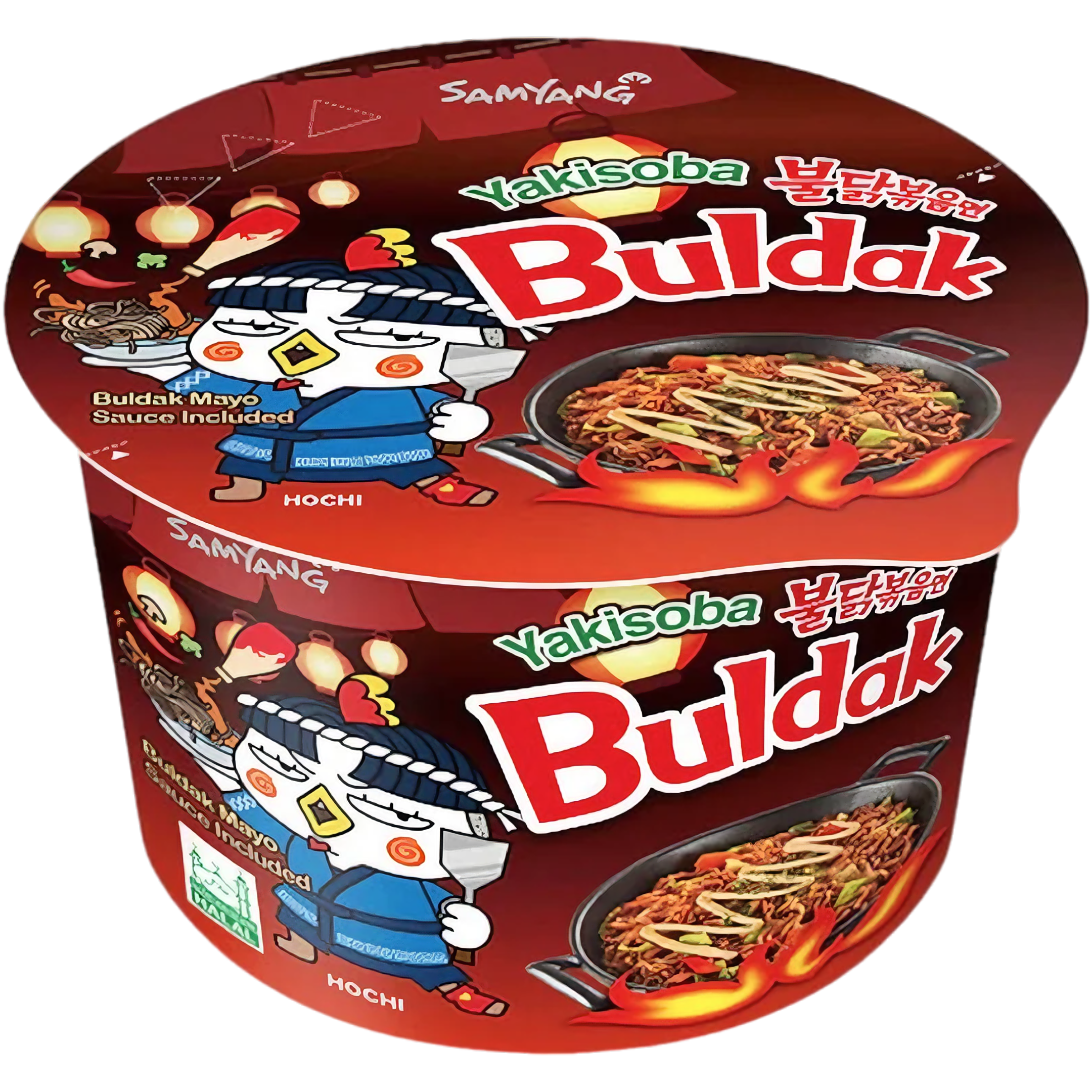 Samyang Buldak Yakisoba Flavour Spicy Ramen Big Bowl - 3.7oz (105g)