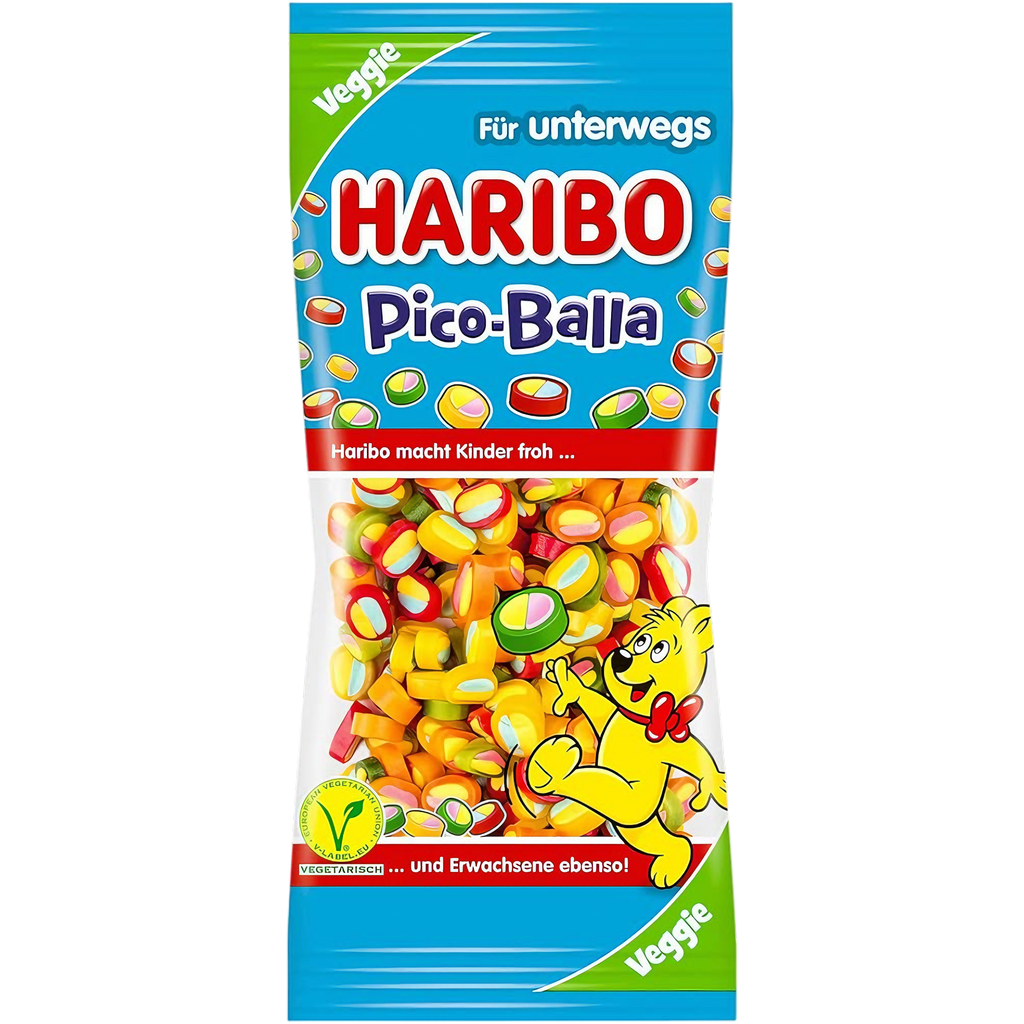 Haribo Pico-Balla Peg Bag (European) - 2.3oz (65g)