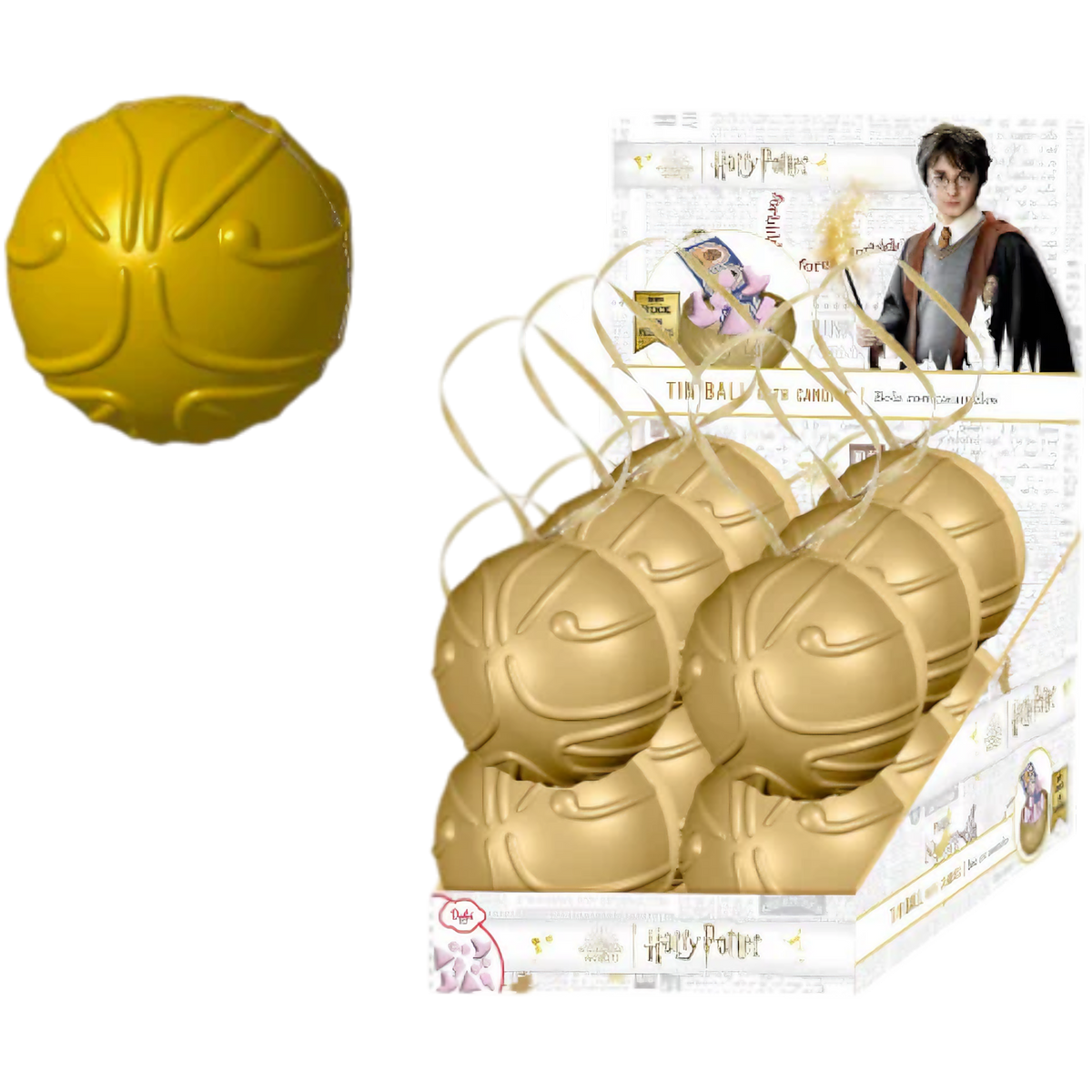 Harry Potter Golden Snitch Bauble Filled With Magical Candies - 0.18oz ...