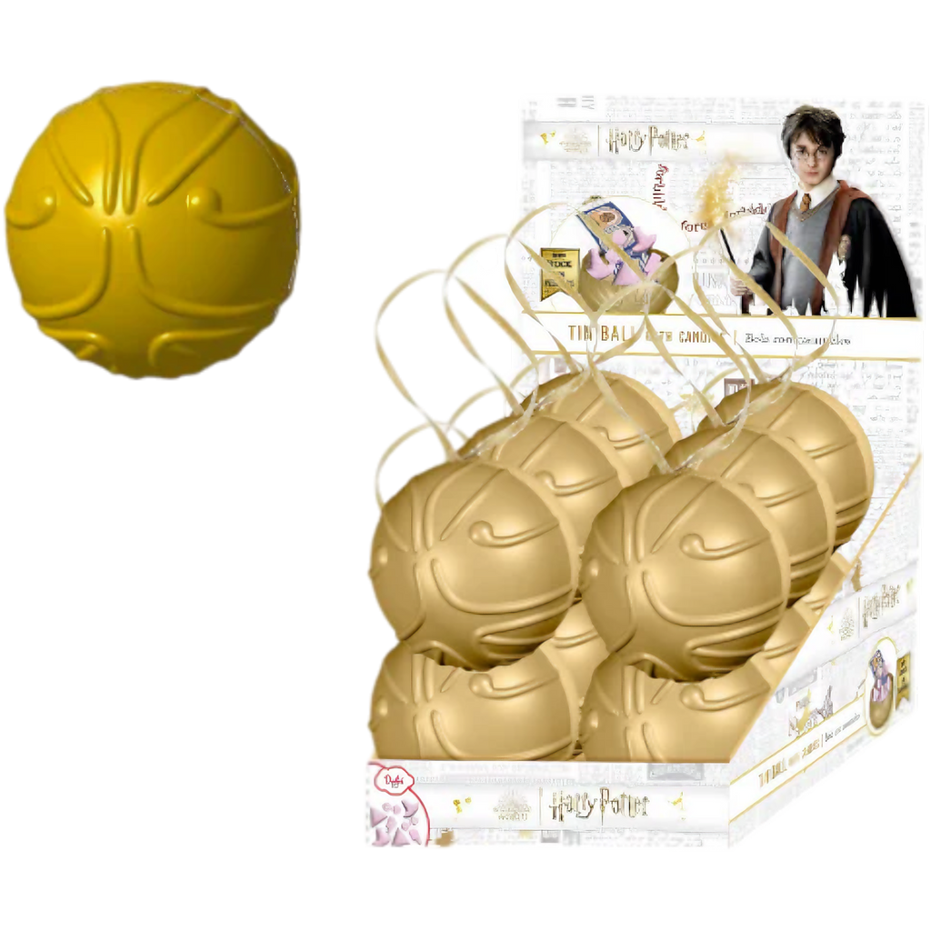 Harry Potter Golden Snitch Bauble Filled With Magical Candies - 0.18oz (5g)