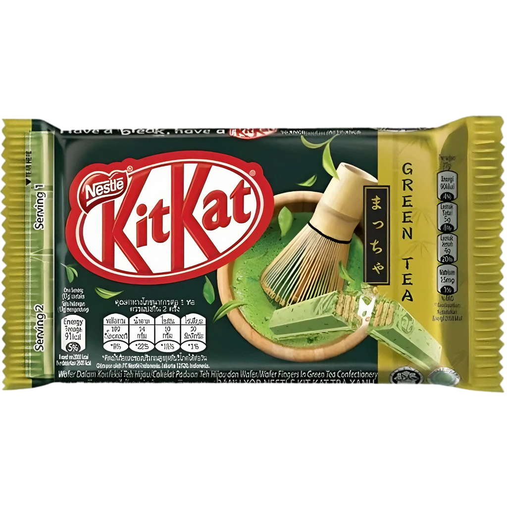 Kit Kat Green Tea 4 Finger Bar (Malaysia) - 1.23oz (35g)