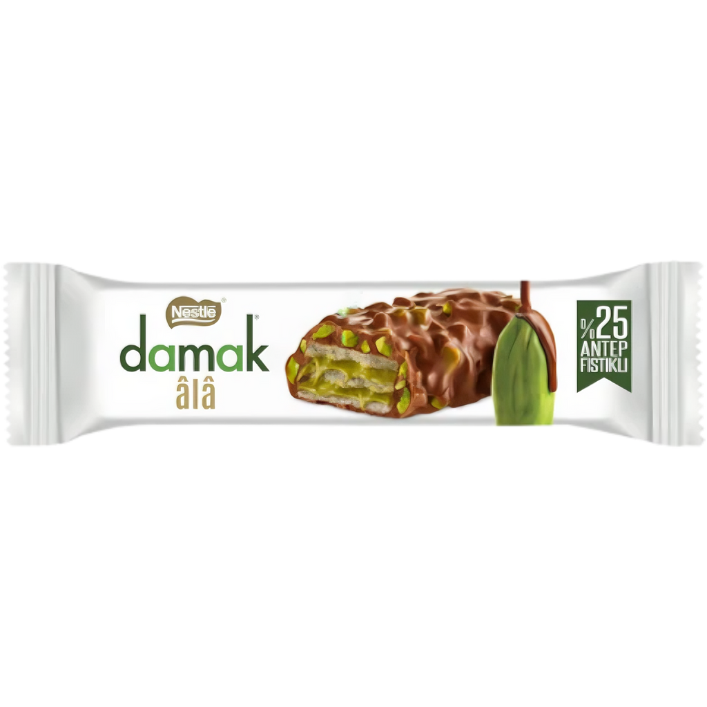 Nestle Damak Chocolate & Pistachio Wafer Bar (Turkish) - 1.06oz (30g)