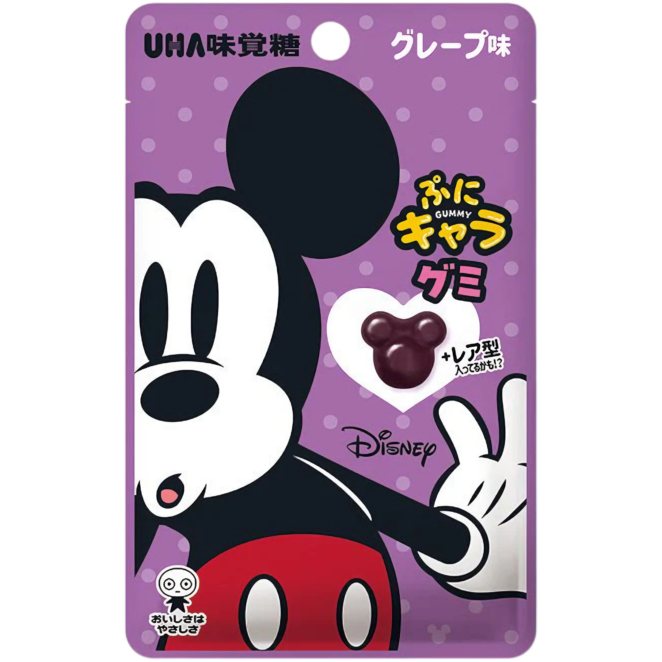 UHA Mickey Mouse Character Gummy Candy (Japan) - 0.7oz (22g)