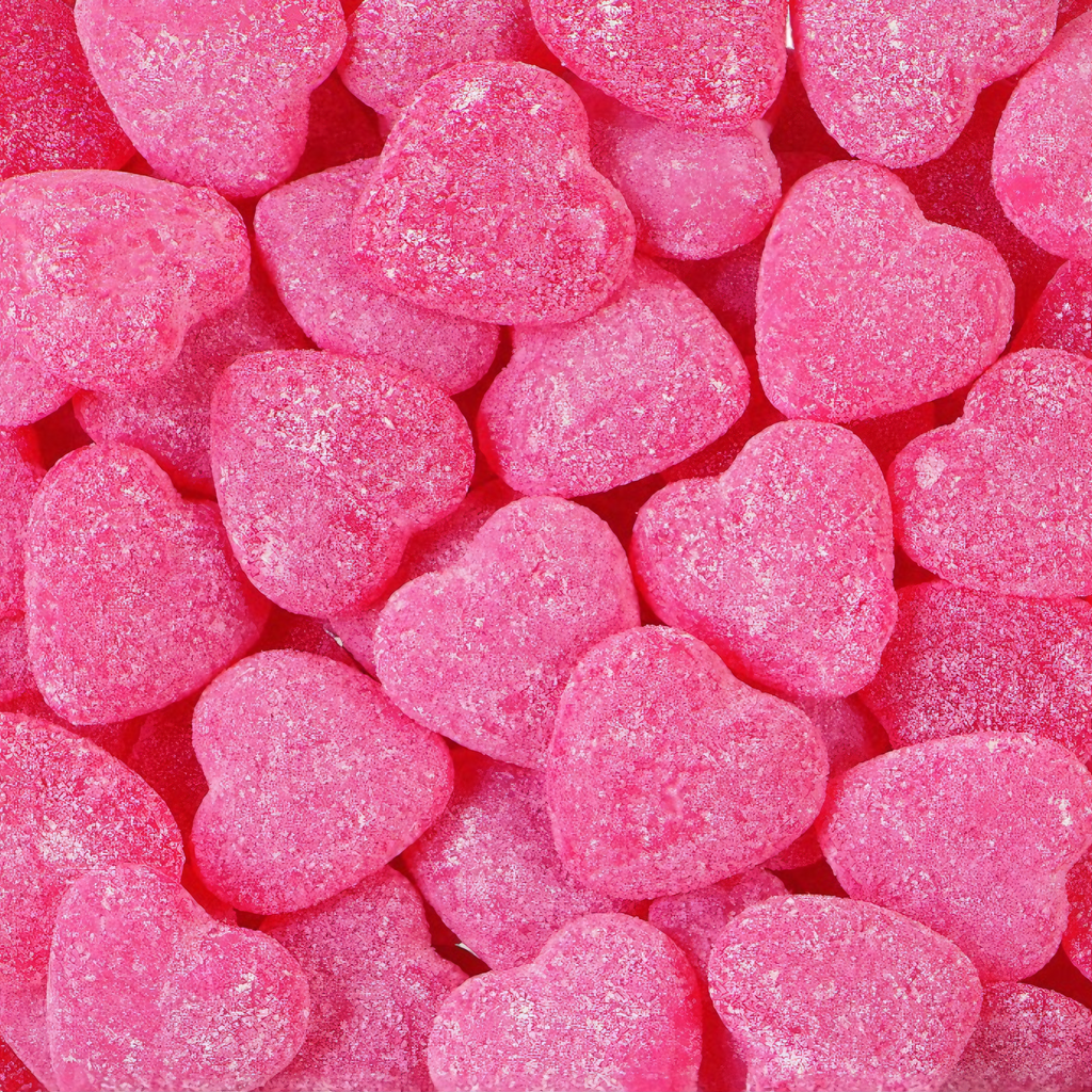 Haribo Frambozen Hartjes (Fizzy Raspberry Hearts) (German)