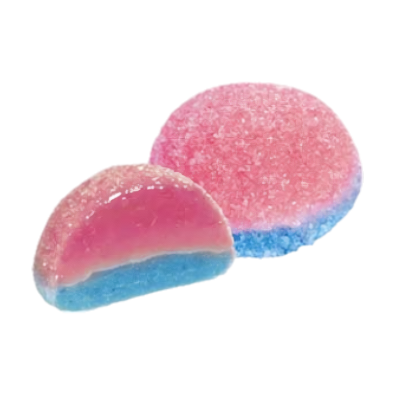 Jelly Filled Sour Blueberry Raspberry Bombs