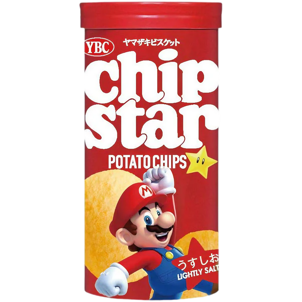 Chip Star Super Mario Lightly Salted Potato Chips (Japan) - 1.58oz (45g)