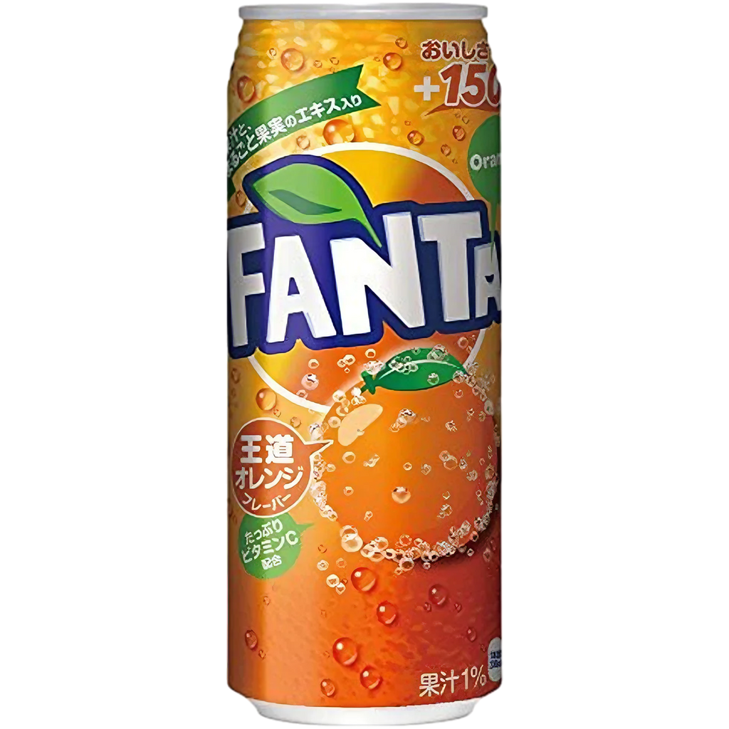 Fanta Japanese Orange Large Can (Japan) - 16.9fl.oz (500ml)