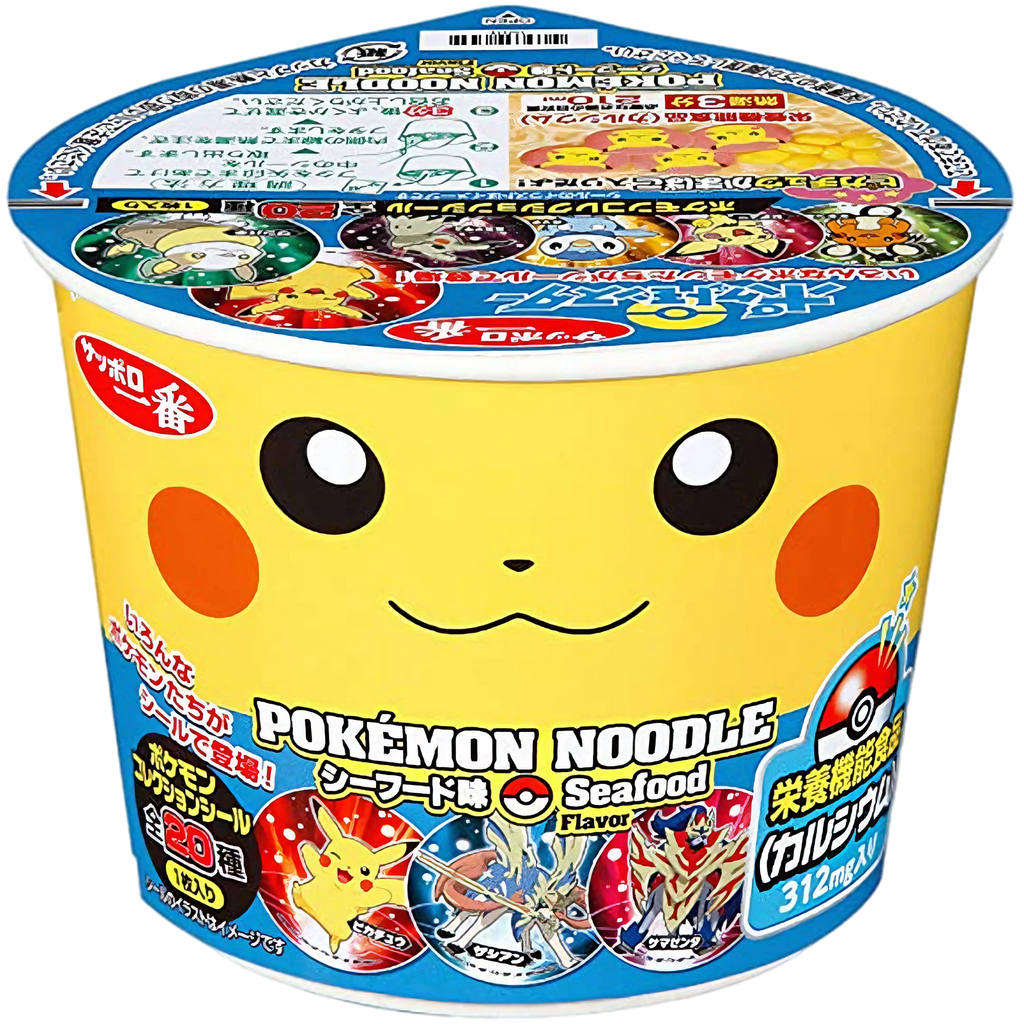 Pokemon Seafood Flavour Ramen Noodles Bowl - 1.31oz (37g)