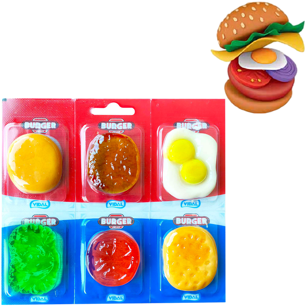 Vidal Build Your Own Gummy Burger DIY Kit - 2.3oz (66g)