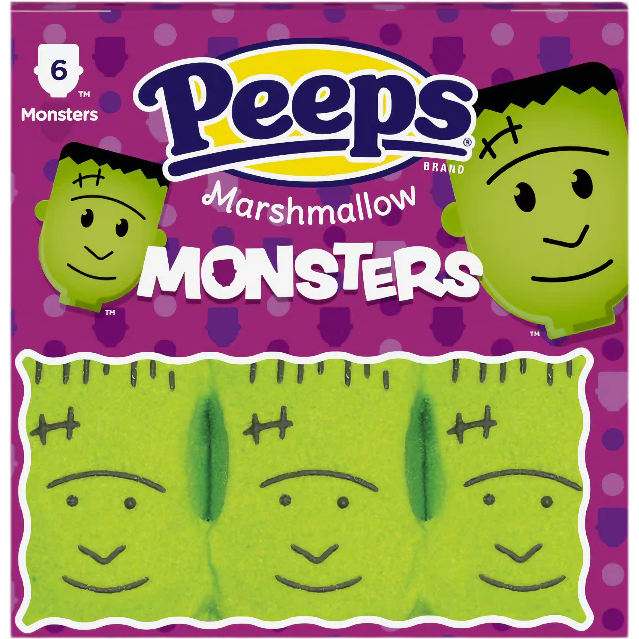 Peeps Halloween Marshmallow Monsters 6 Pack - 3oz (85g)