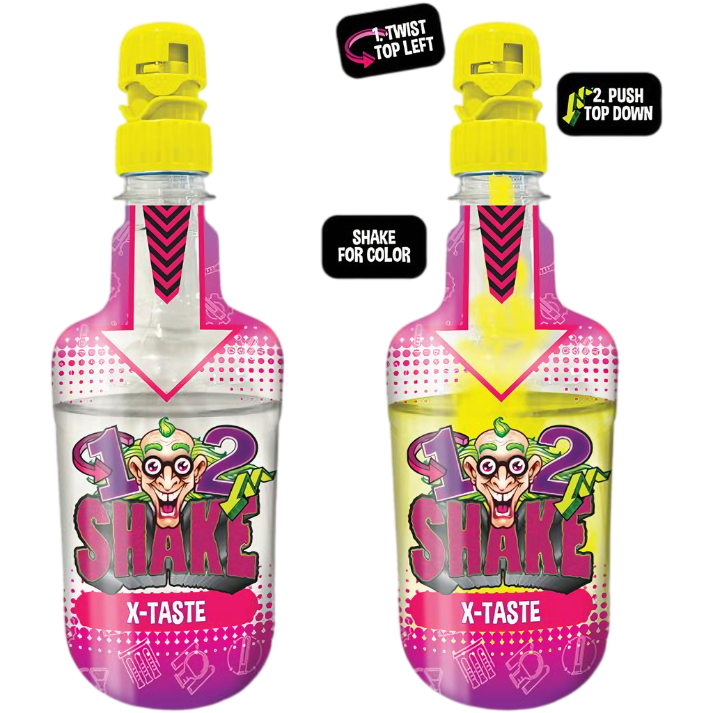 Dr Sour 1-2 Shake Magic Colour-Changing Drink X-Taste Energy Drink Flavour - 11.2fl.oz (330ml)