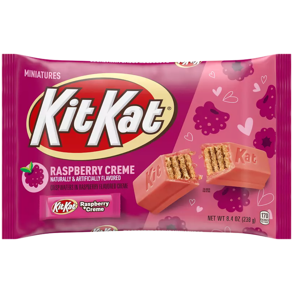 Kit Kat Raspberry Creme Share Bag (Valentine's Limited Edition) - 8.4oz (238g)