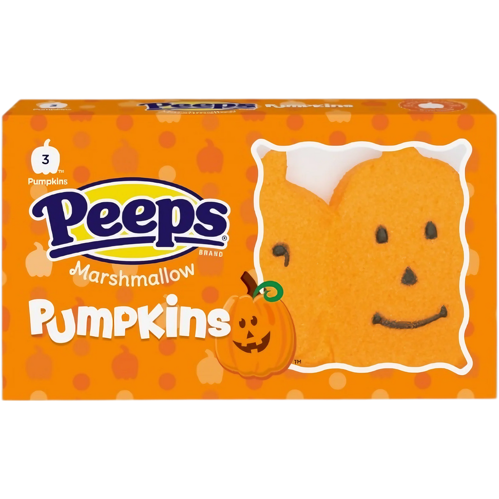 Peeps Halloween Marshmallow Pumpkins 3 Pack - 1.5oz (42g)