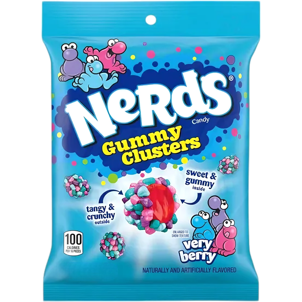 Nerds Gummy Clusters Very Berry - 3oz (85g)