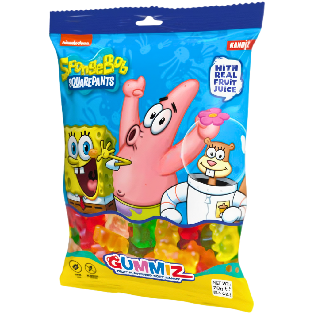 Nickelodeon SpongeBob SquarePants Gummiz Bears - 2.4oz (70g)