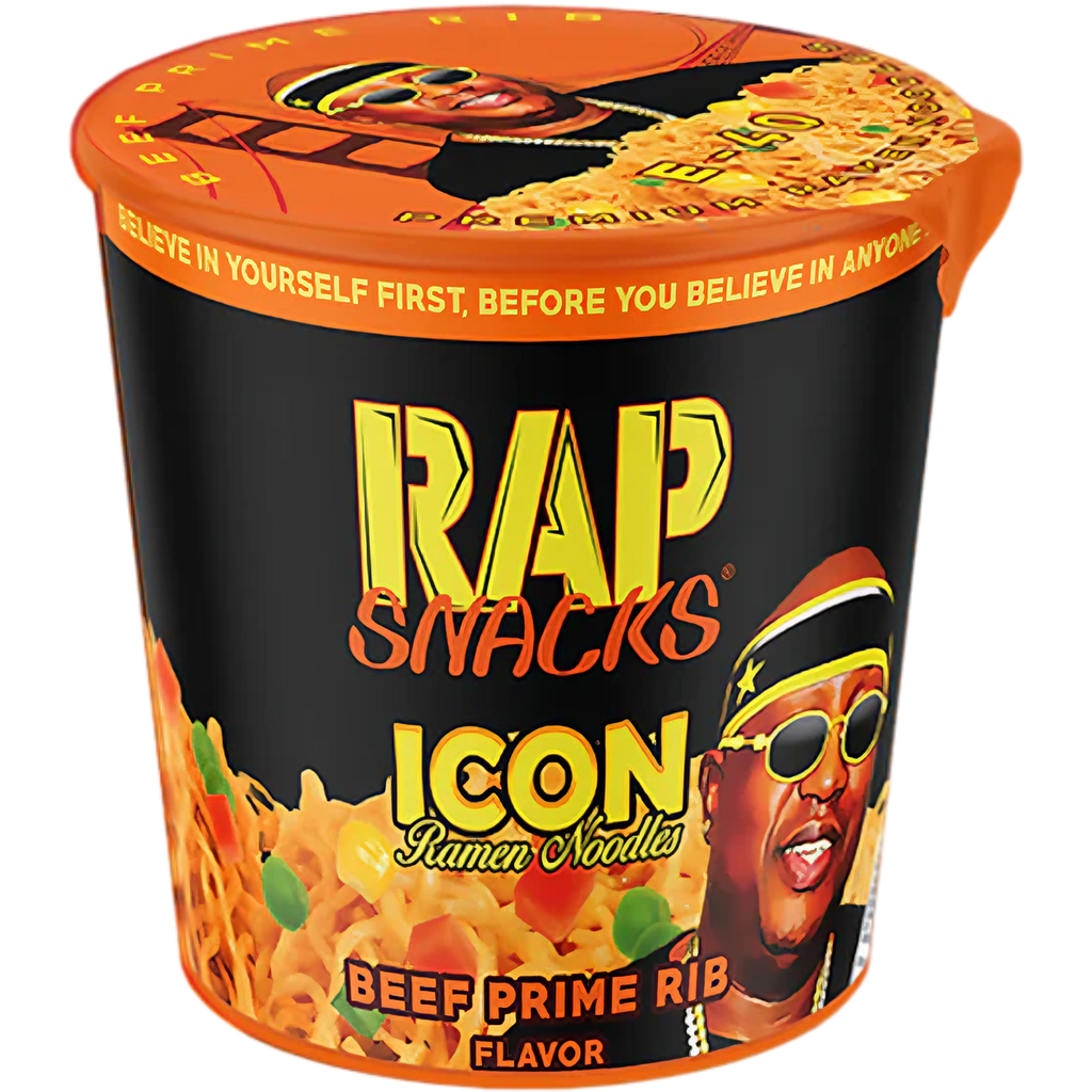 Rap Snacks Beef Prime Rib Instant Ramen Noodles - 2.25oz (64g)
