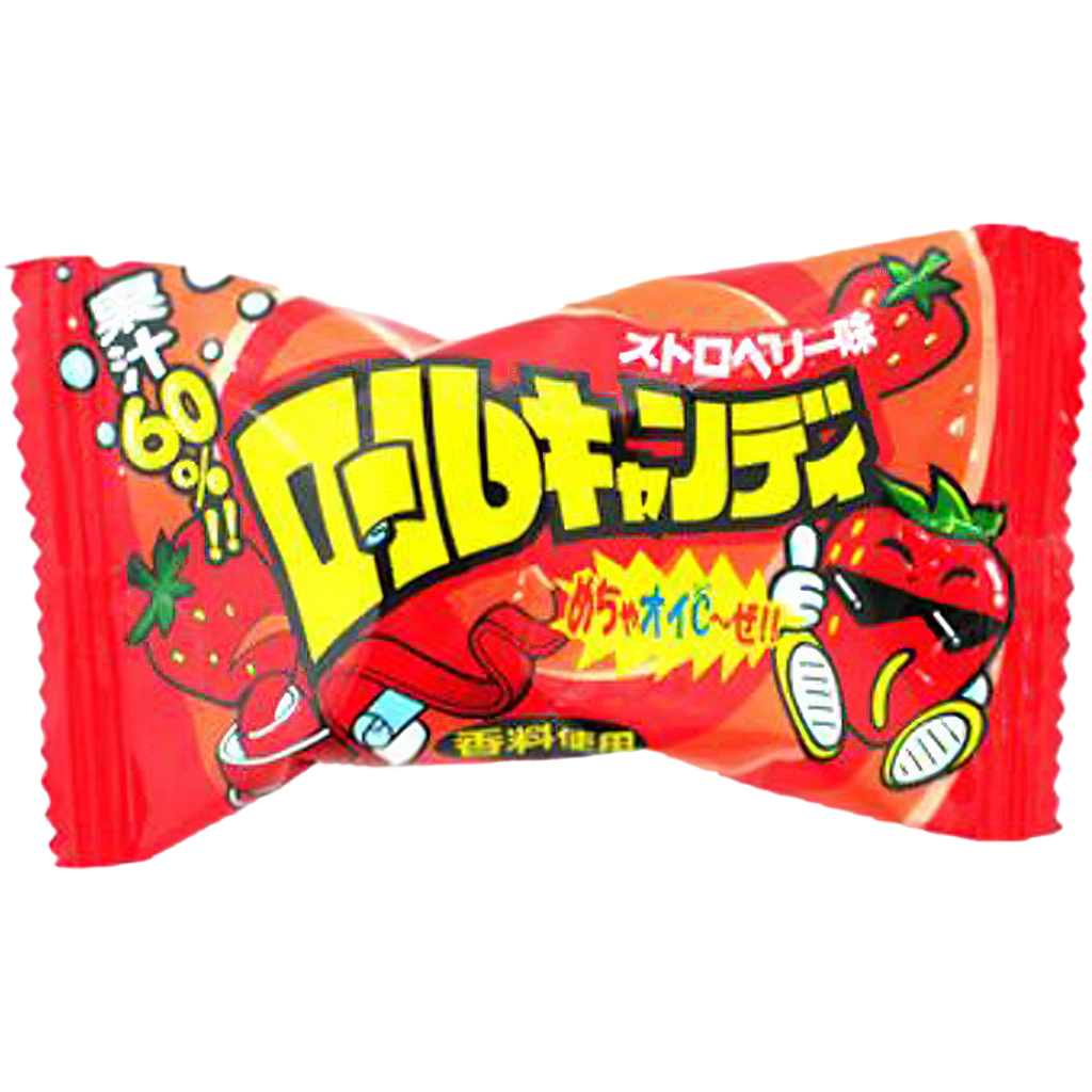 Yaokin Roll Candy Strawberry Flavour (Japan) - 0.71oz (20g) (Copy)