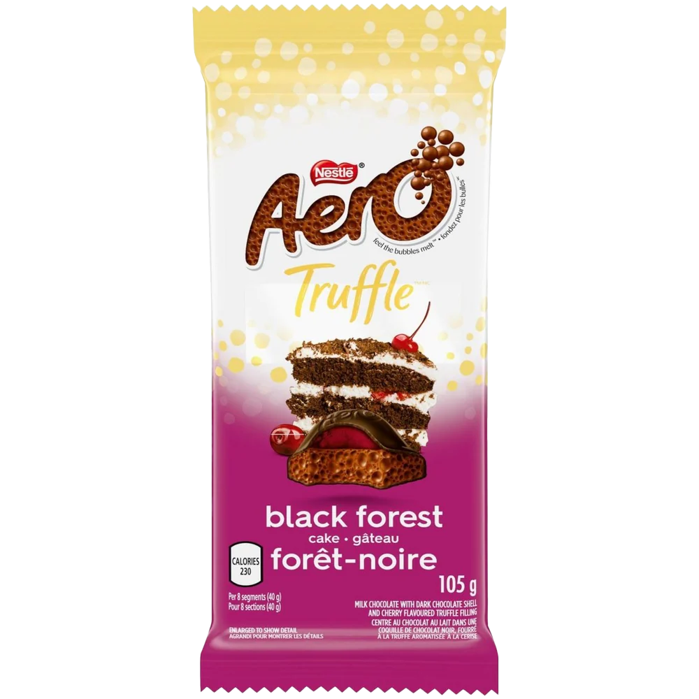 Aero Truffle Black Forest Gateau Sharing Bar (Canada) - 3.7oz (105g)