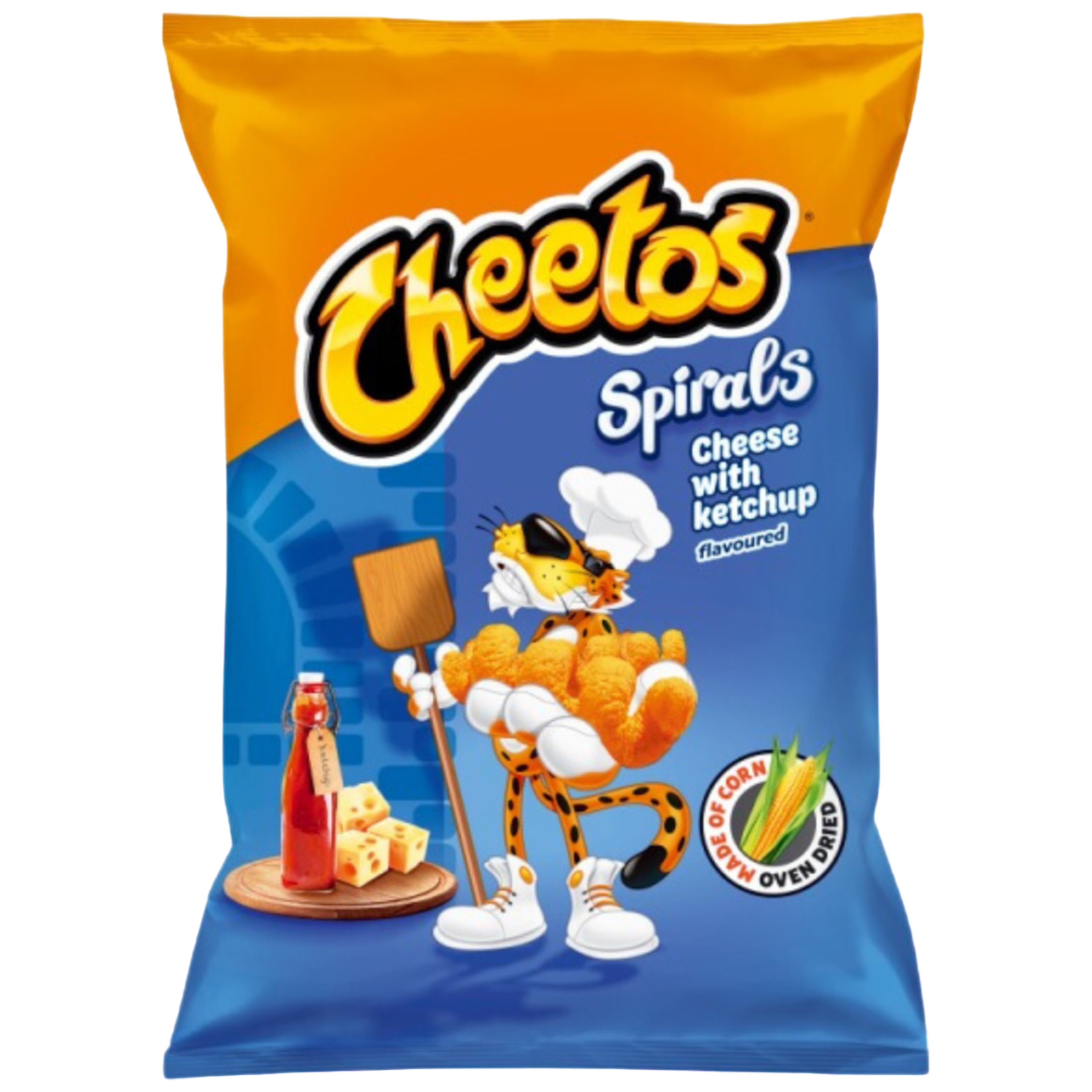 Cheetos Cheese & Ketchup Spirals Big Bag - 4.6oz (145g)