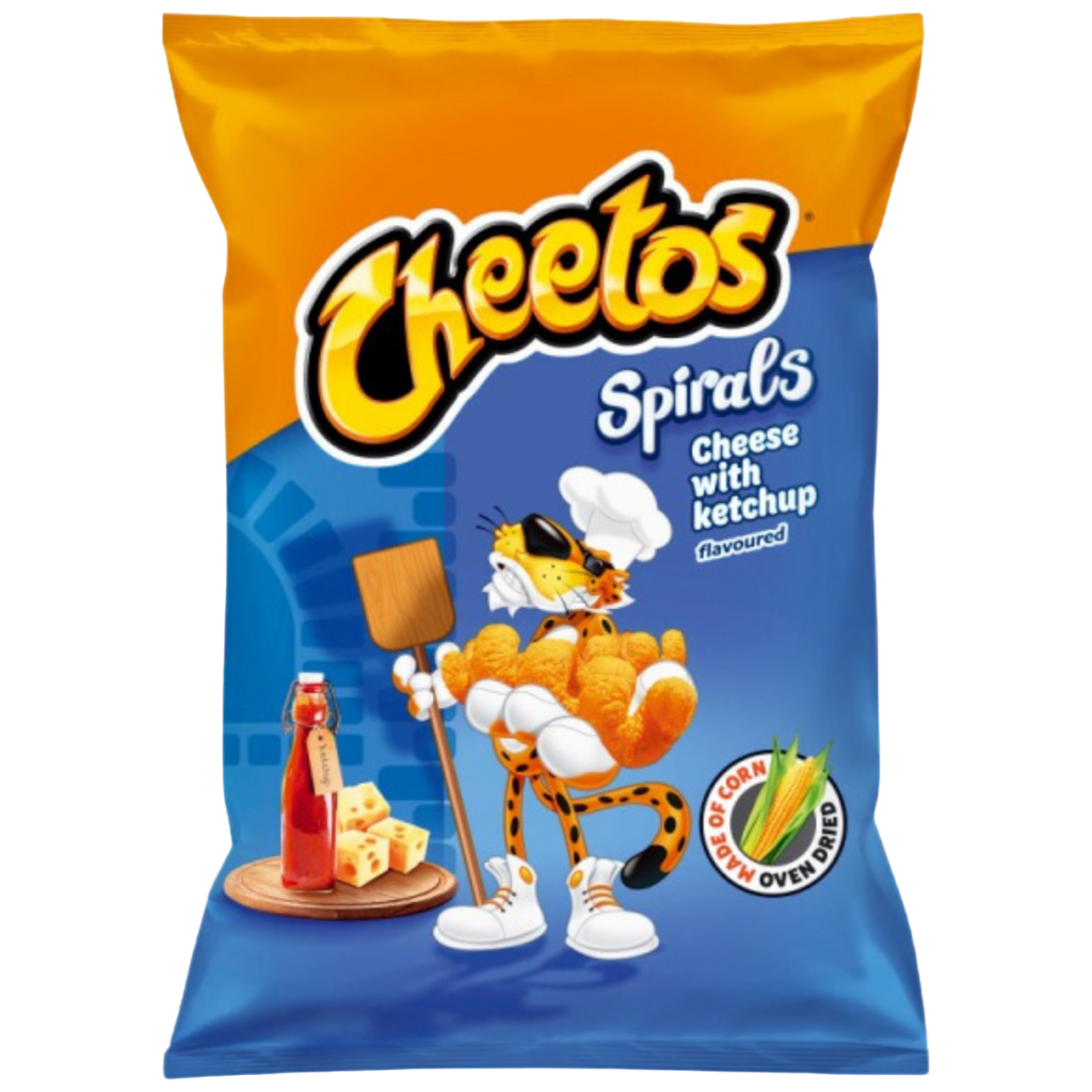 Cheetos Cheese & Ketchup Spirals Big Bag - 4.6oz (130g)