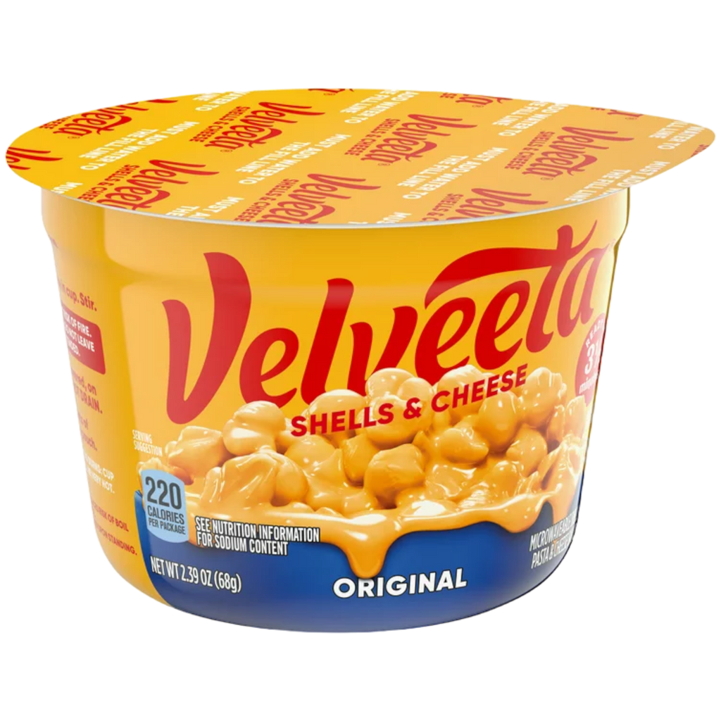 Velveeta Original Shells and Cheese Cups - 2.39oz (68g)