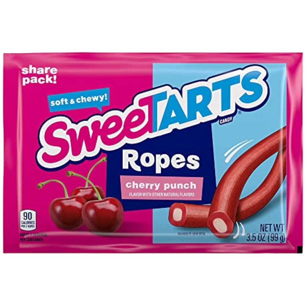 Sweetarts Chewy Ropes Cherry Punch Share Size - 3.5oz (99g)