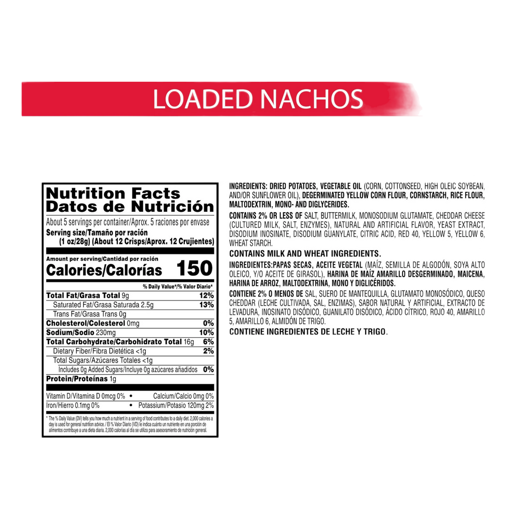 Pringles Scorchin' Wavy Loaded Nachos - 5.5oz (158g)