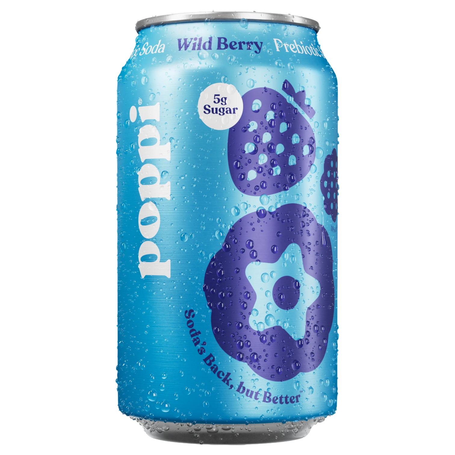 Poppi Wild Berry Prebiotic Soda - 12fl.oz (355ml)