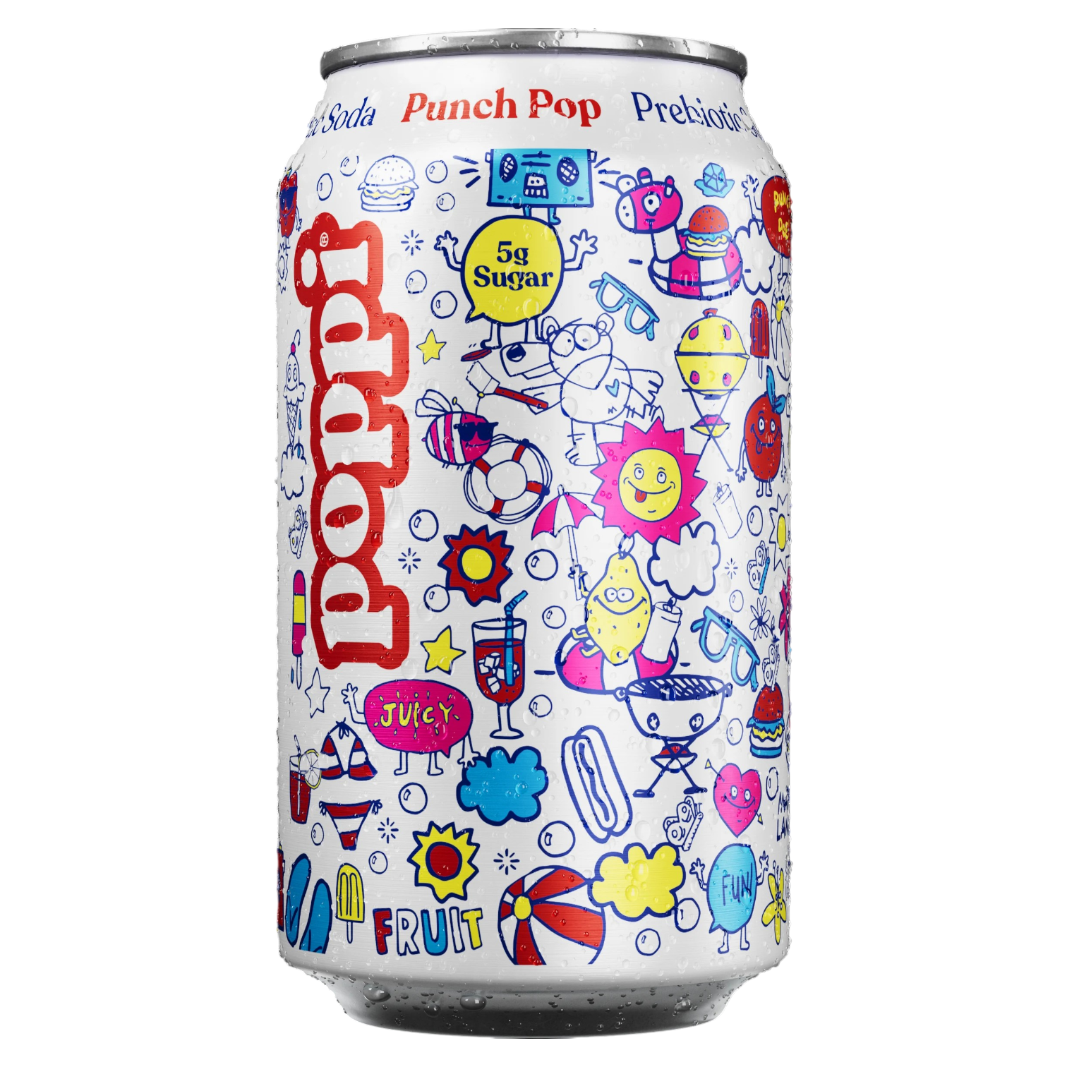Poppi Punch Pop Prebiotic Soda - 12fl.oz (355ml)