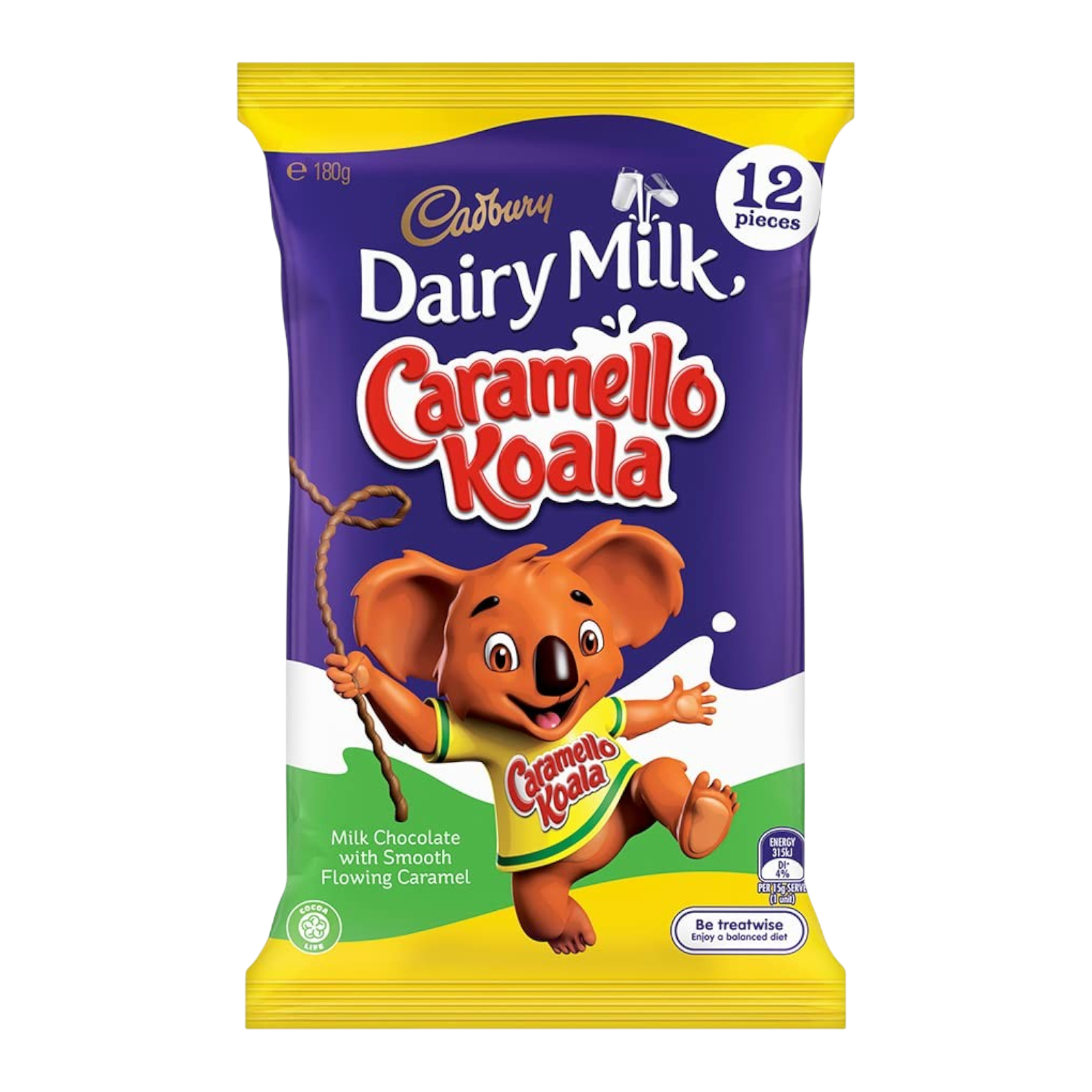 Cadbury Dairy Milk Caramello Koala 12-pack Share Bag (Australia) - 6.35oz (180g)