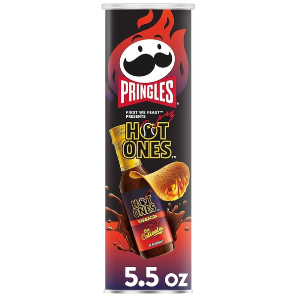 Pringles Hot Ones Barbacoa - 5.5oz (158g) – Poppin Candy